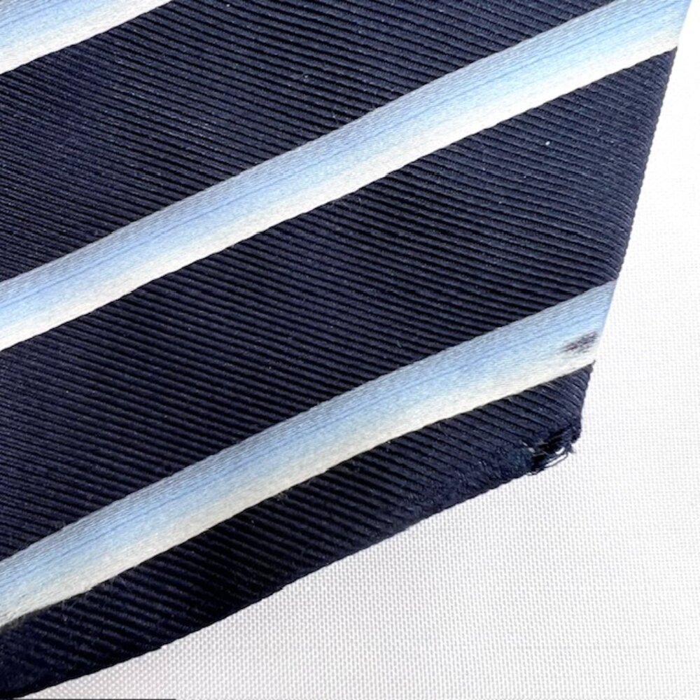 Set: 2 Neckties Burberry Blue  & Raffaello  Italy +1 Burberry  Handkerchief (54 - Picture 11 of 16